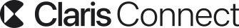 Claris Connect logo in black